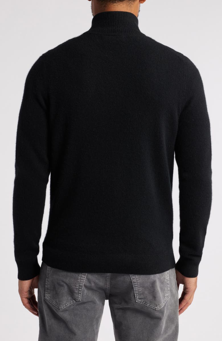 Nordstrom Cashmere Quarter Zip Pullover Sweater, Alternate, color,