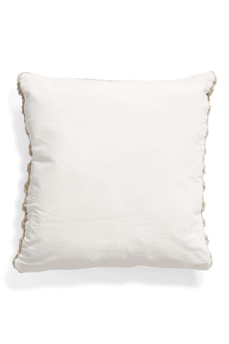 Chunky Knit Accent Pillow, Alternate, color, GREY OWL