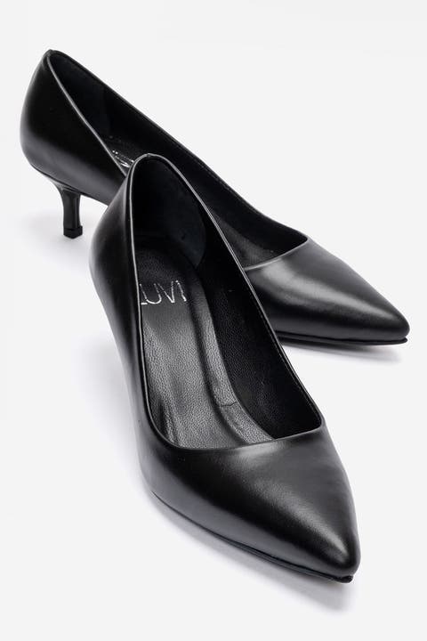 Jalen Leather Stiletto Pump