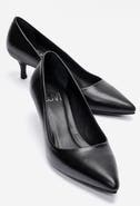 Forever & Always Shoes Jalen Leather Stiletto Pump