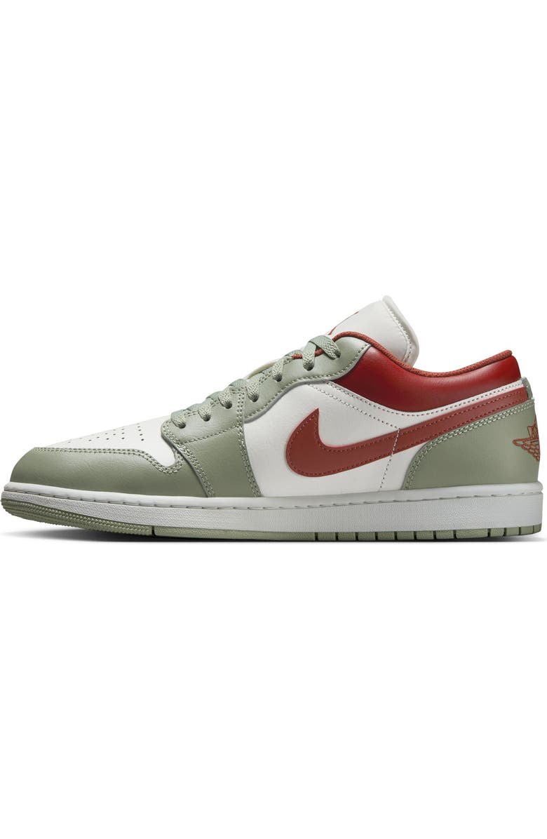 Nike Air Jordan 1 Low Sneaker, Alternate, color, Sail/ Jade Horizon