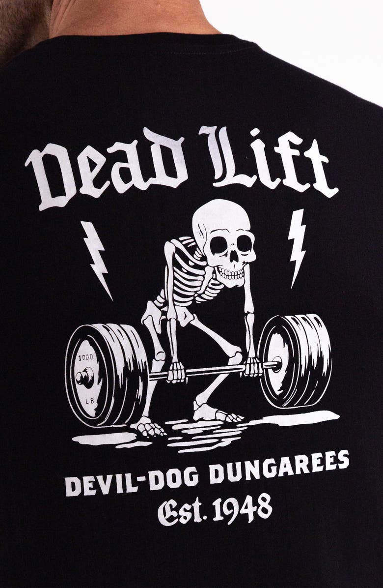 Devil-Dog Dungarees Cotton Blend Graphic T-Shirt, Alternate, color, 