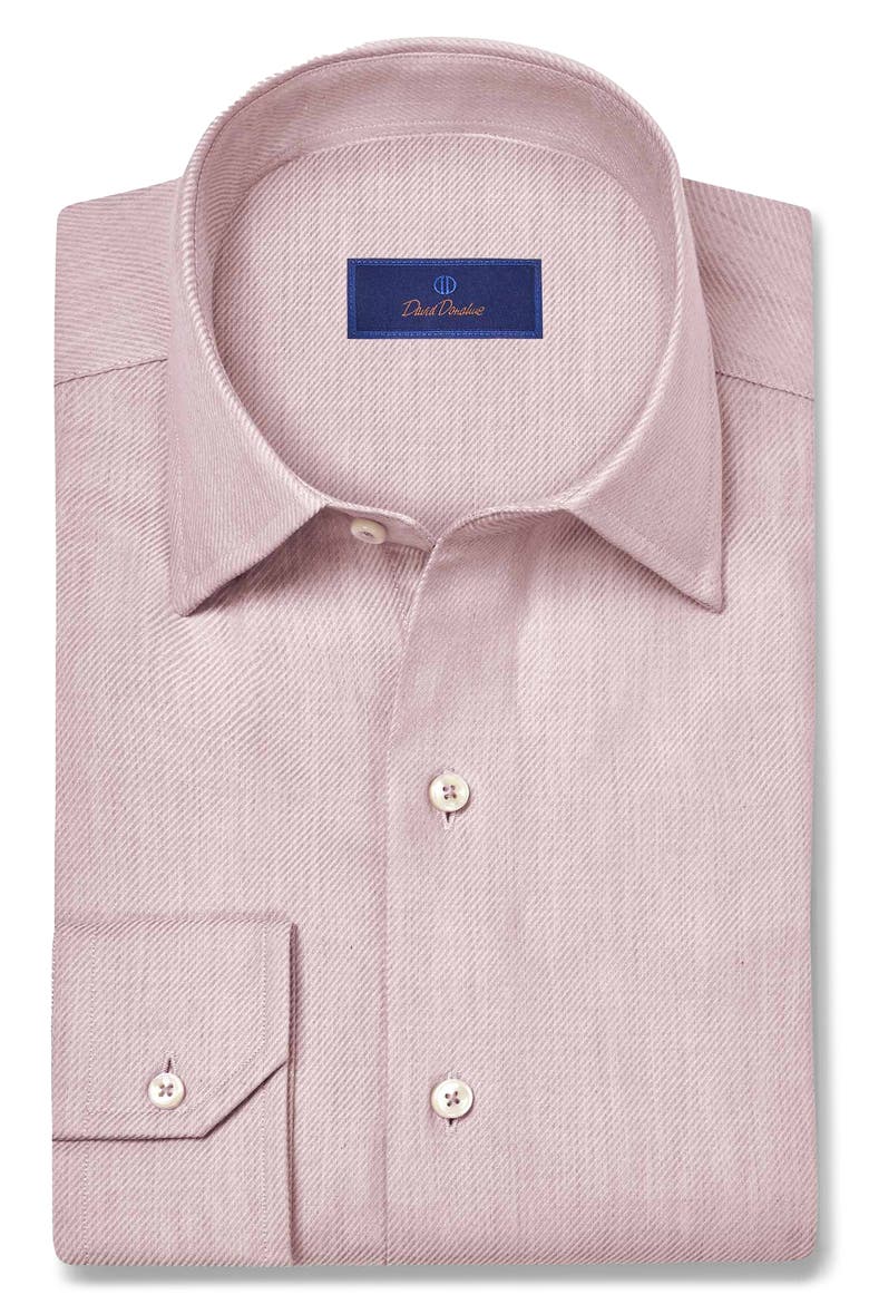 Cotton & Cashmere Solid Sport Shirt, Main, color, LILAC