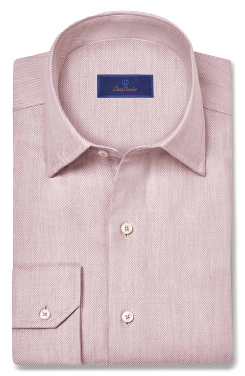 Cotton & Cashmere Solid Sport Shirt