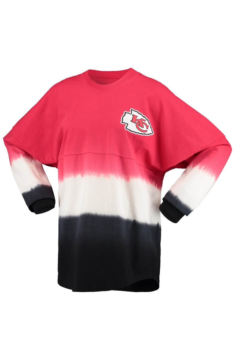 FANATICS Women's Fanatics Branded Red/White Kansas City Chiefs Ombre Long Sleeve T-Shirt, Alternate, color,