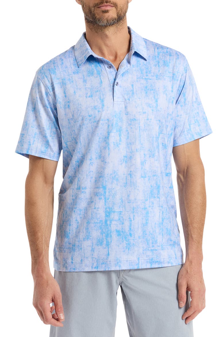 Waters Knit Polo, Main, color, LIGHT BLUE