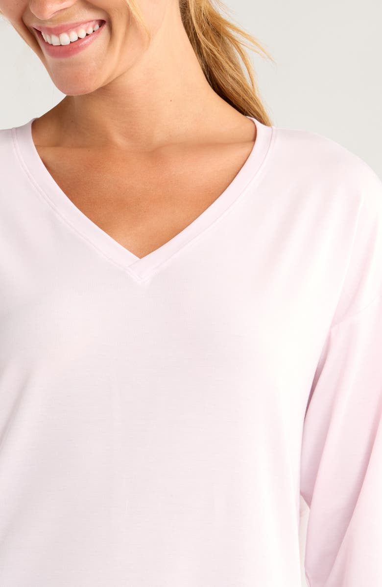 Zella Breathe Long Sleeve T-Shirt, Alternate, color, Pink Ice