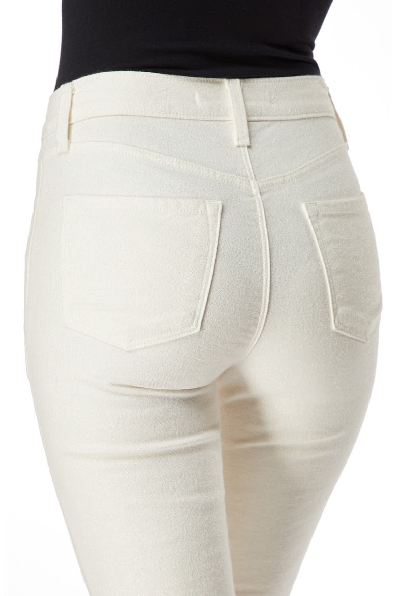 Alana High Waist Crop Skinny Jeans, Alternate, color, GLIMMER