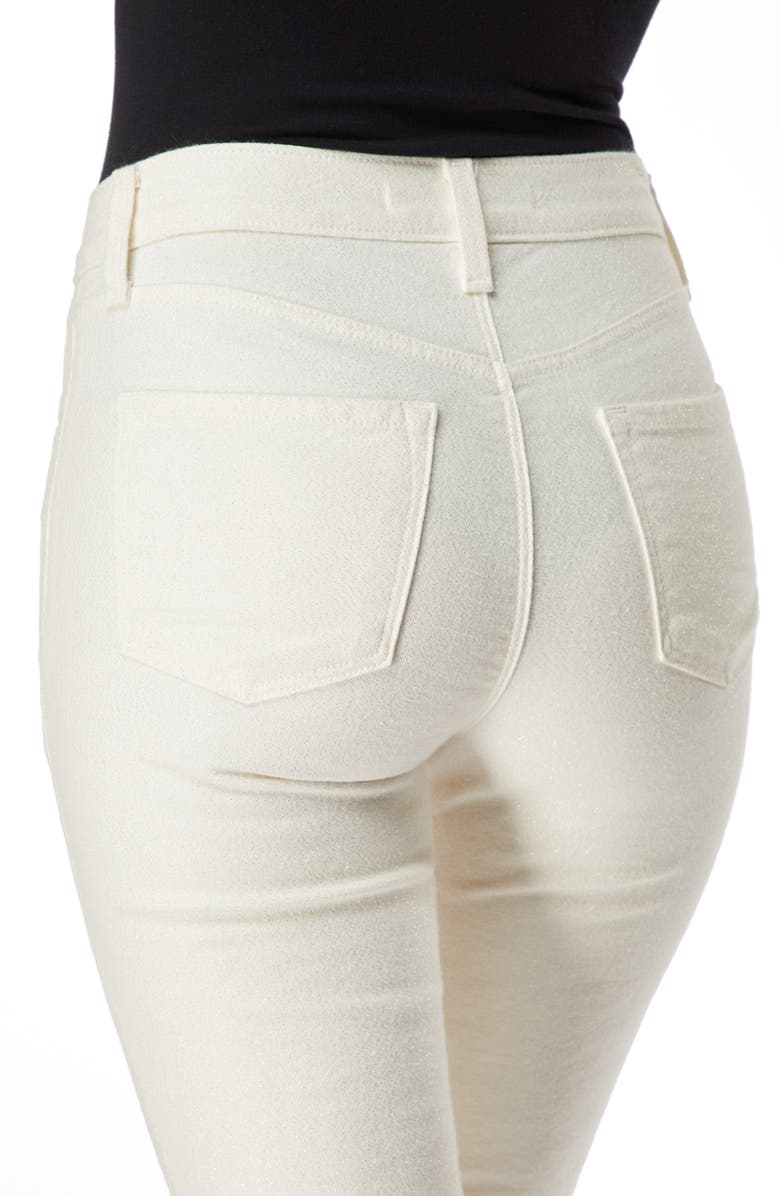 J Brand Alana High Waist Crop Skinny Jeans, Alternate, color, Glimmer
