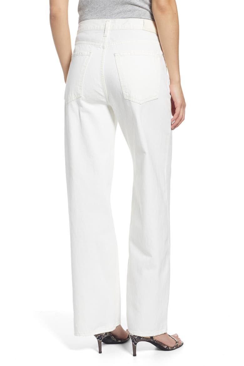 Flavie High Waist Trouser Jeans, Alternate, color, IDYLL