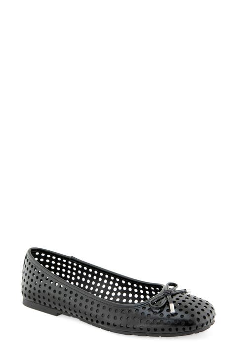 Elstree Perforated Ballet Flat