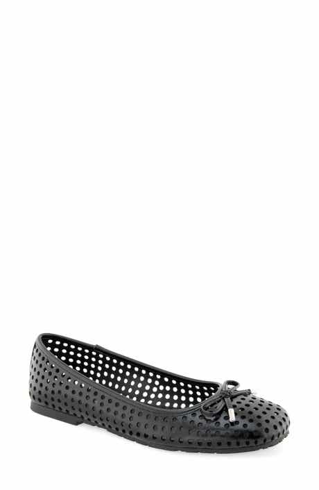 Elstree Perforated Ballet Flat