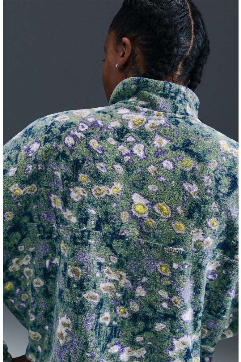 One Half Zip Polar Jacket, Alternate, color, BLUE VOID/ SPACE PURPLE
