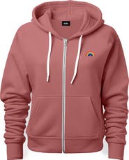 Dalix Rainbow Zip Hoodie