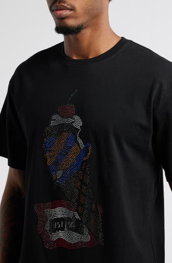 Shiner Crystal Embellished T-Shirt