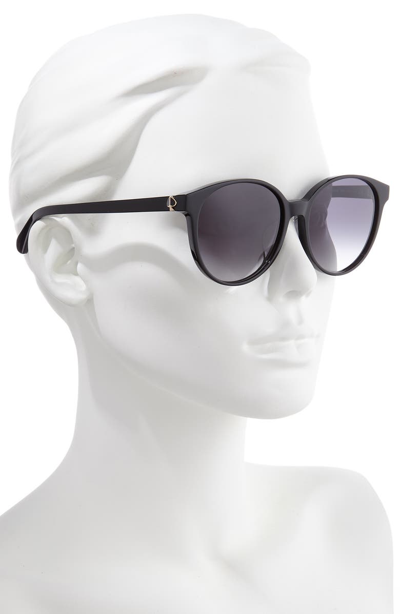 kate spade new york eliza 55mm round sunglasses, Alternate, color,