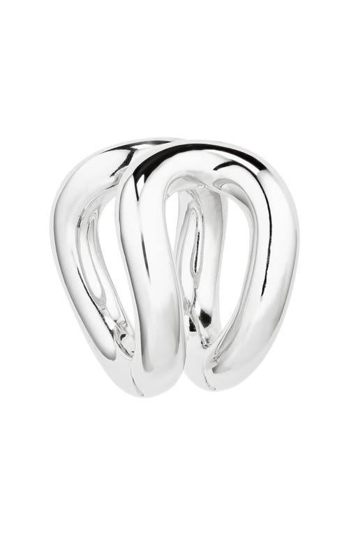 Lie Studio Lié Studio The Steffie Earrings In Silver