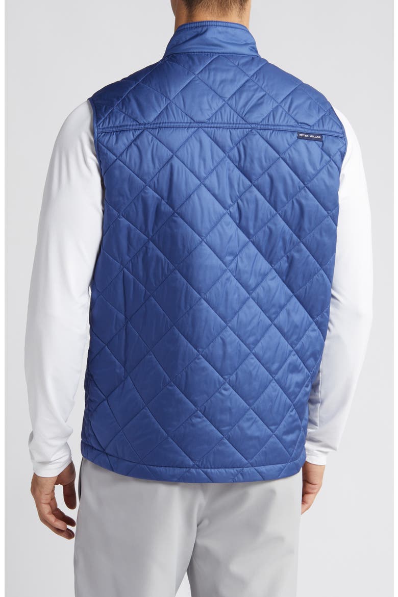 Bedford Water Resistant Quilted Vest, Alternate, color, ATLANTIC BLUE