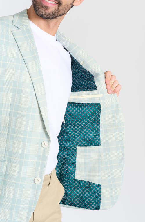 Savile Row Co Mayfair Plaid Notch Lapel Blazer