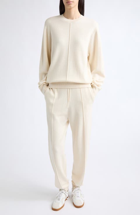 Pintucked Sweatpants