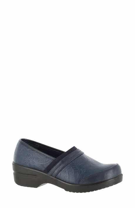 EASY STREET Origin Embossed Comfort Slip-On Clog - Multiple Widths Available