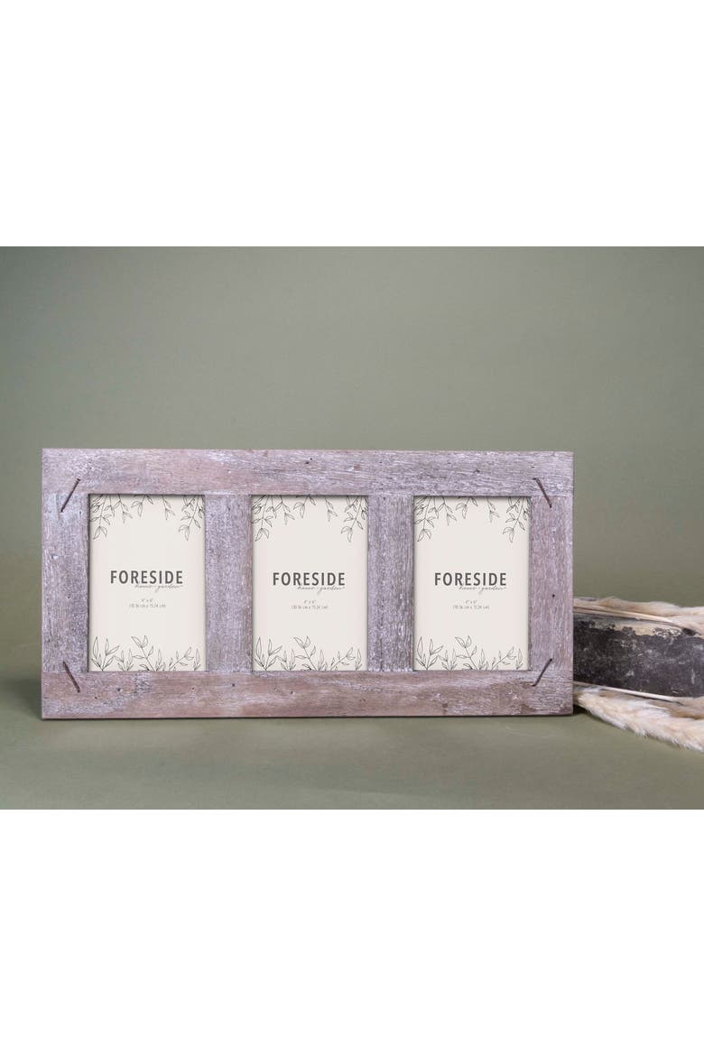 Single Photo Glass 4x6 Family & Friends Distressed Wood Picture Photo Frame, Alternate, color, Brown