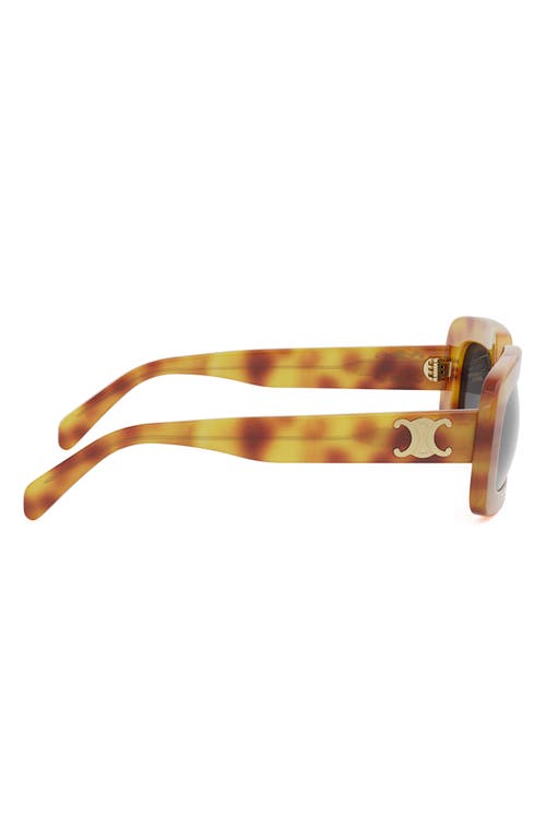 CELINE CELINE TRIOMPHE 53MM RECTANGULAR SUNGLASSES