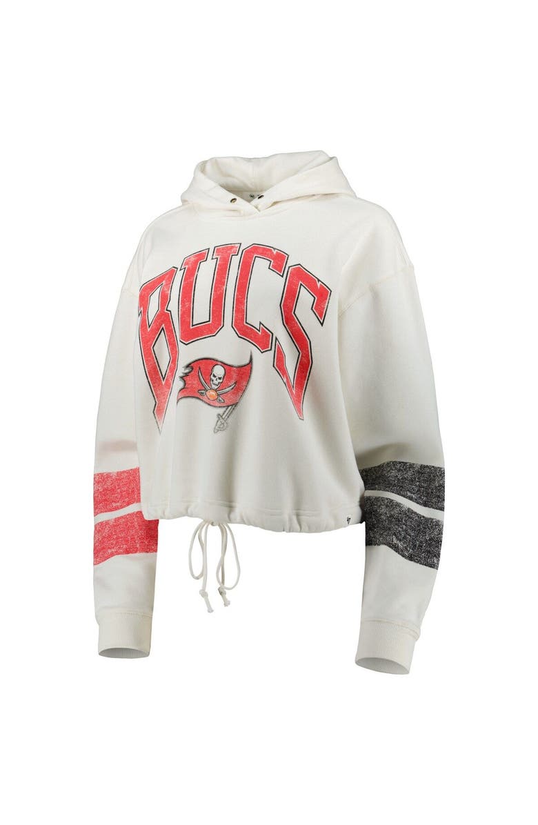 '47 Women's '47 Oatmeal Tampa Bay Buccaneers Harper Pullover Hoodie, Alternate, color, Oatmeal