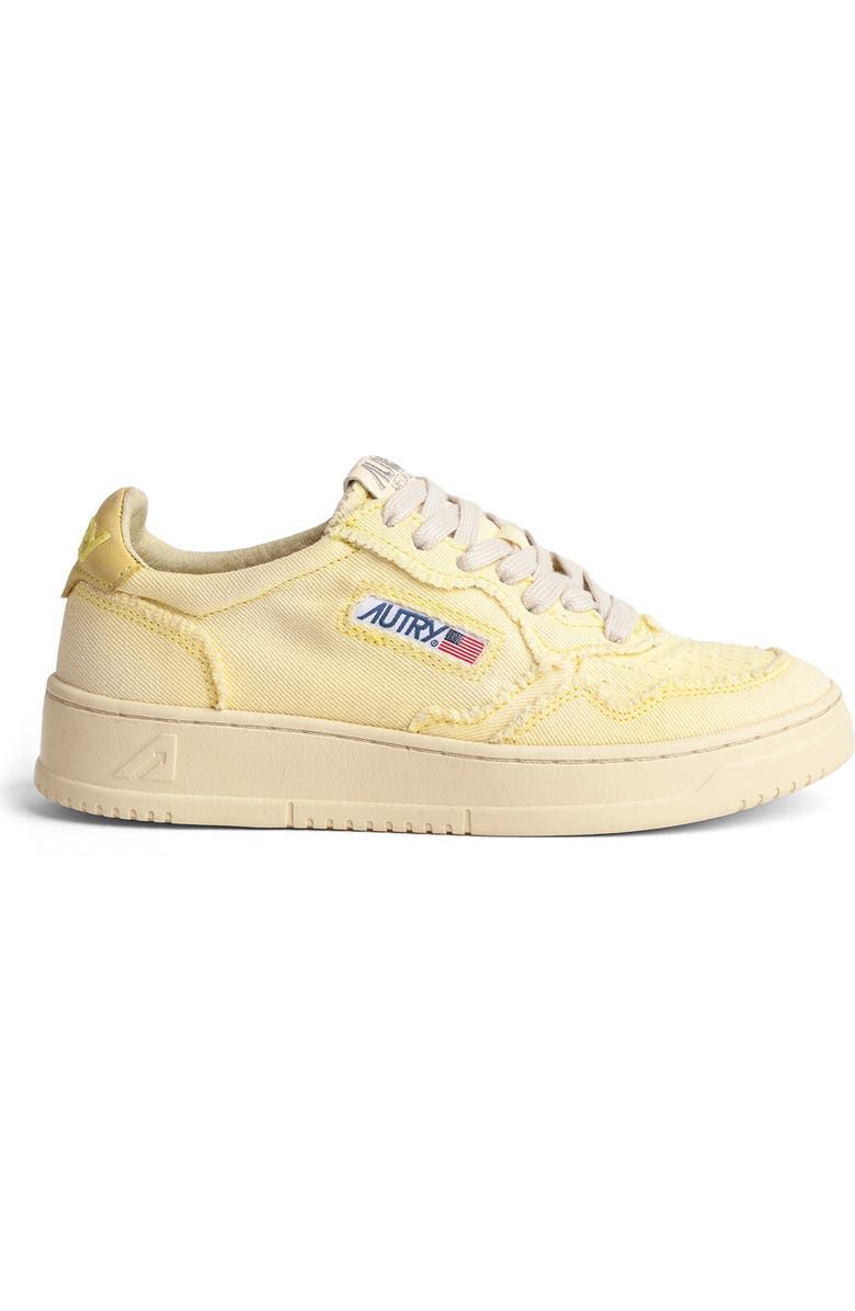 AUTRY Medalist Low Top Sneaker, Alternate, color, Den/ Den Yellow Iris