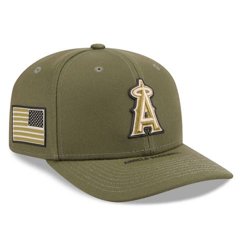 Men's New Era  Olive Los Angeles Angels 2026 Armed Forces Day 9SEVENTY Adjustable Hat