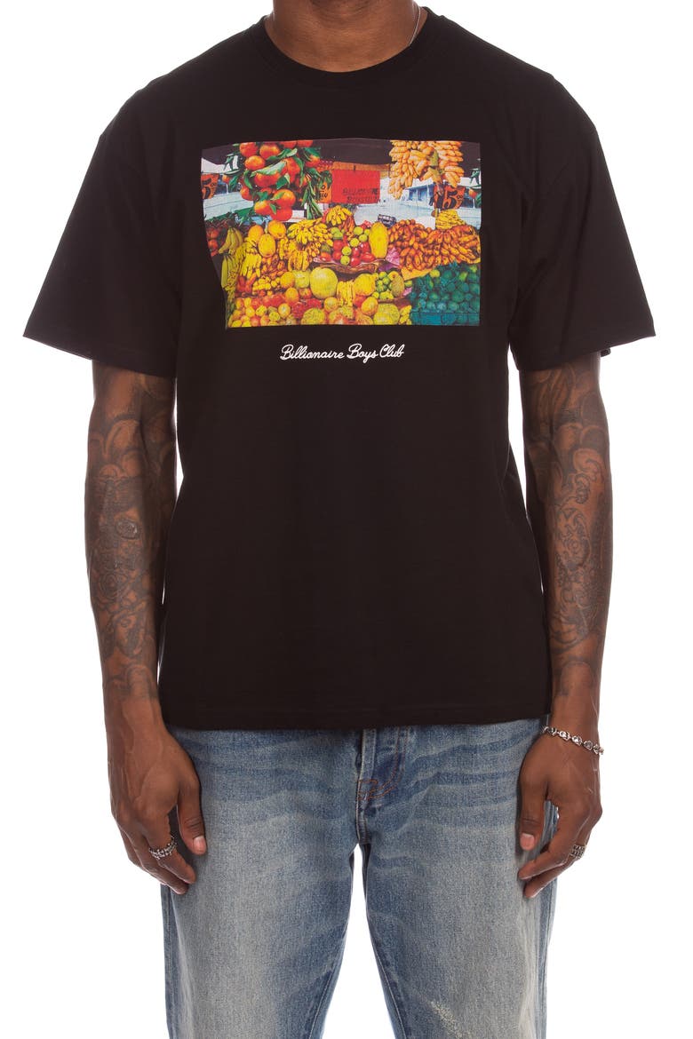 Fuel Graphic T-Shirt, Main, color, BLACK
