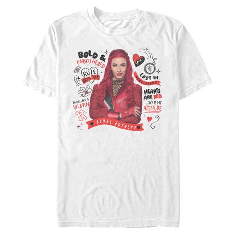 Men's Descendants Wicked Wonderland Red Rebel Royalty  Graphic T-Shirt