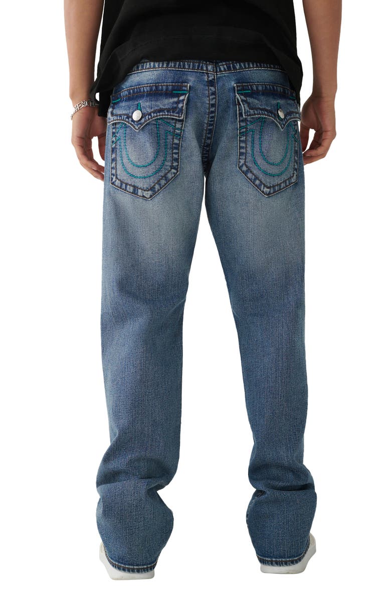 True Religion Brand Jeans Ricky Big T Straight Leg Jeans, Alternate, color, 