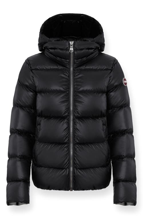COLMAR Hooded Down Puffer Jacket in Black-Dark Steel  product