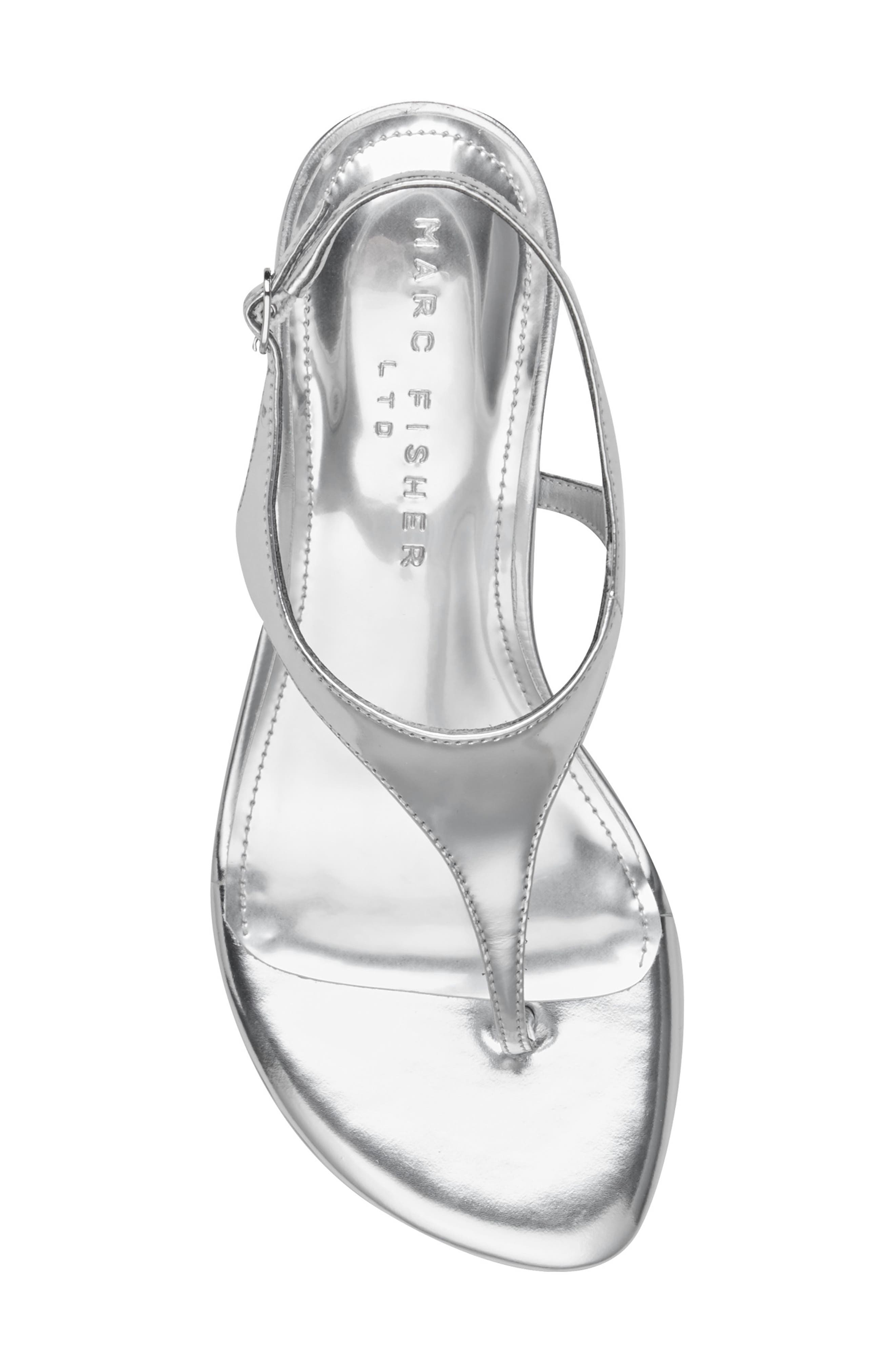 Pelysa Ankle Strap Sandal, Alternate, color, METALLIC SILVER
