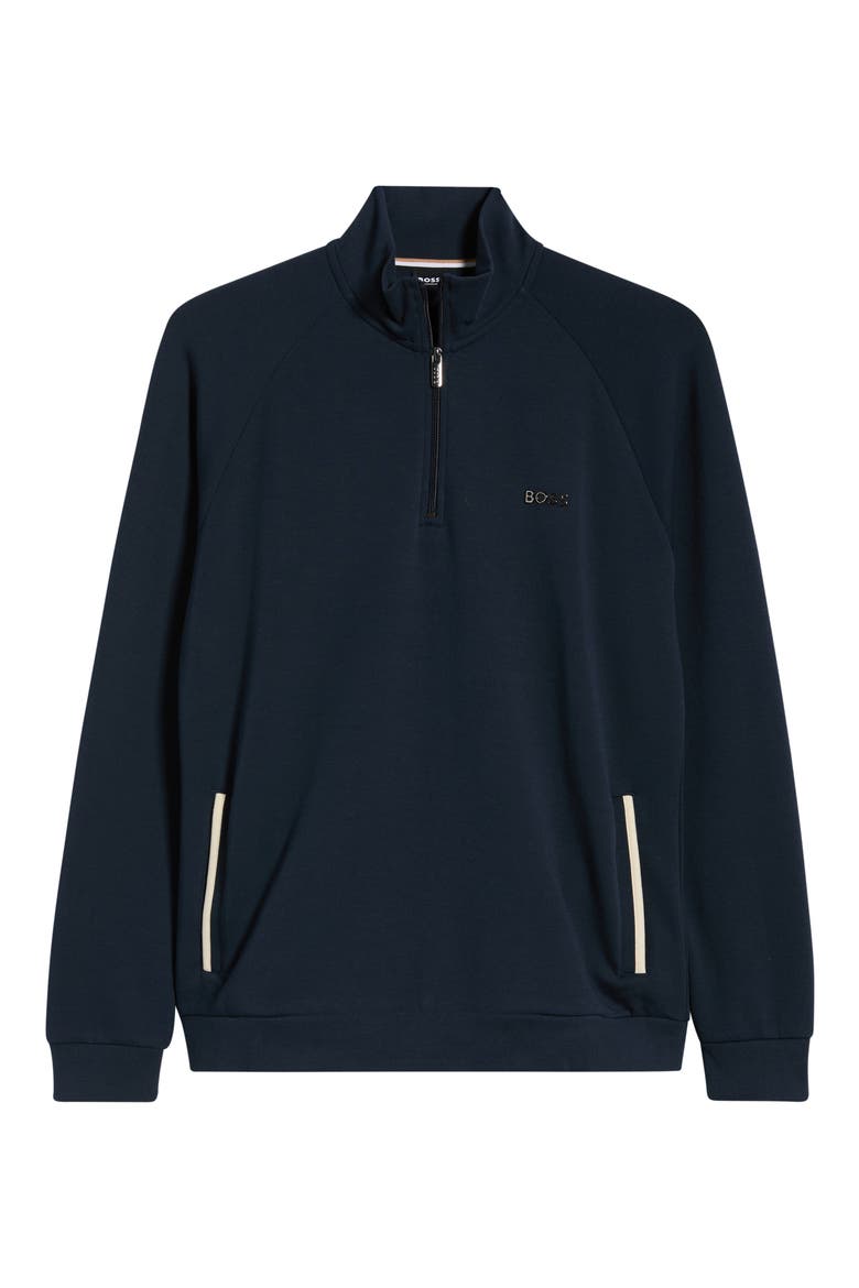 Sense Quarter Zip Pullover, Main, color, DARK BLUE