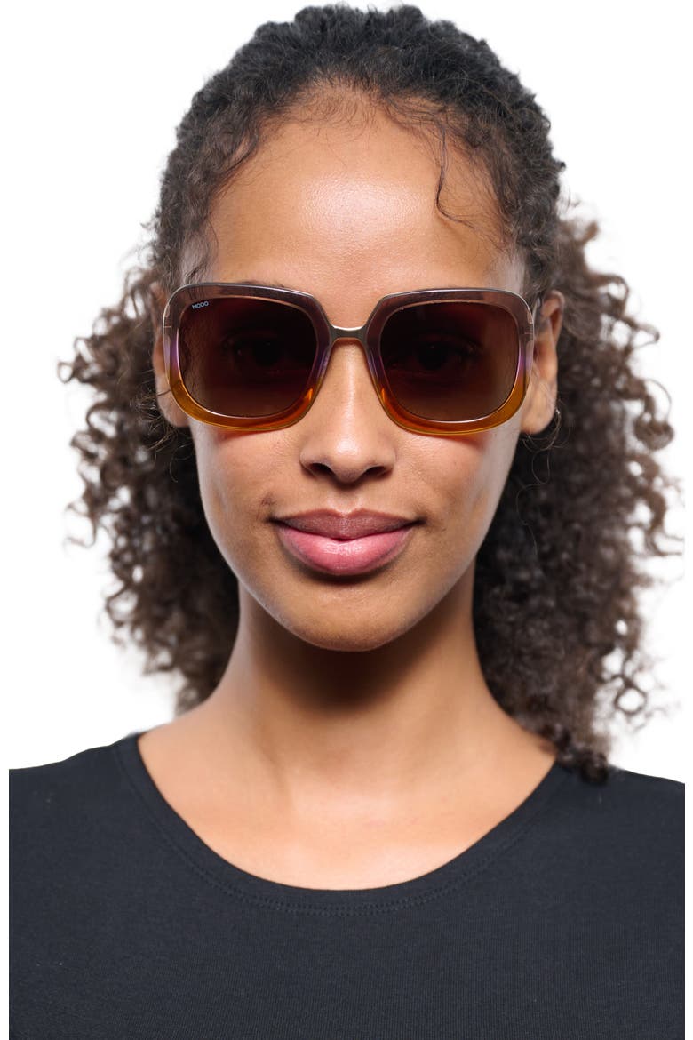 467 Sunglasses, Alternate, color, Orange Taupe