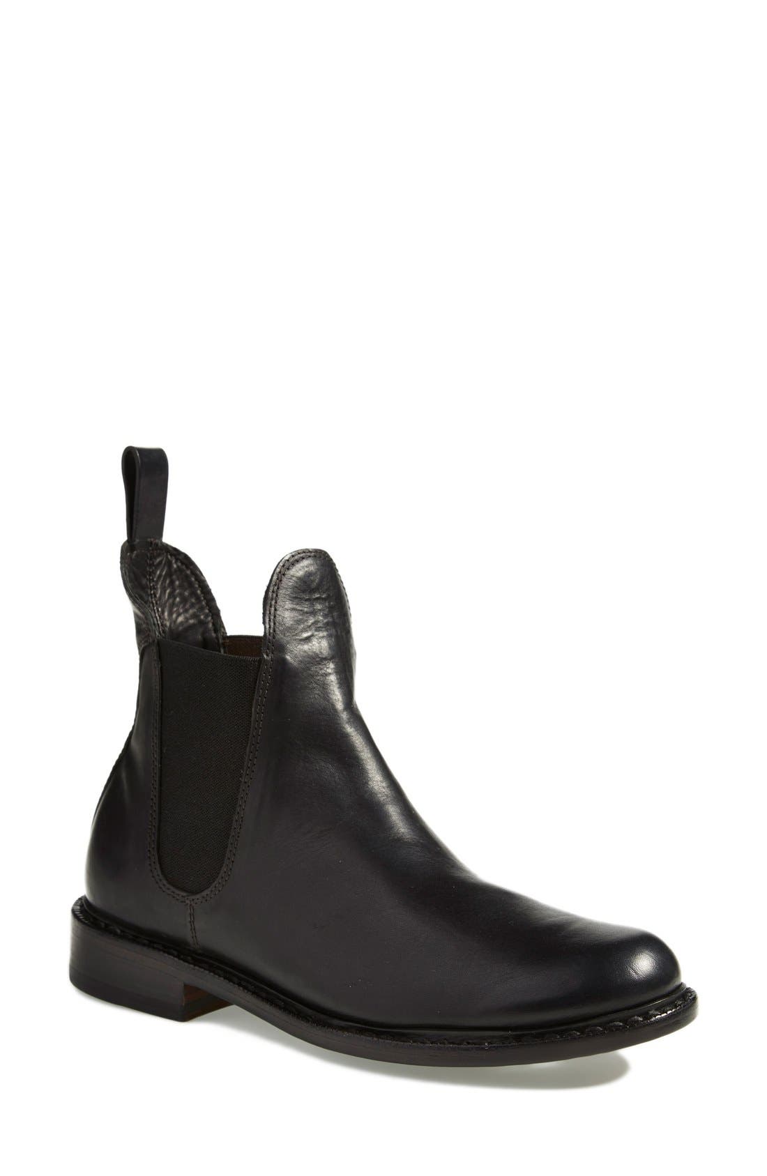 'Dartford' Chelsea Boot, Main, color, BLACK