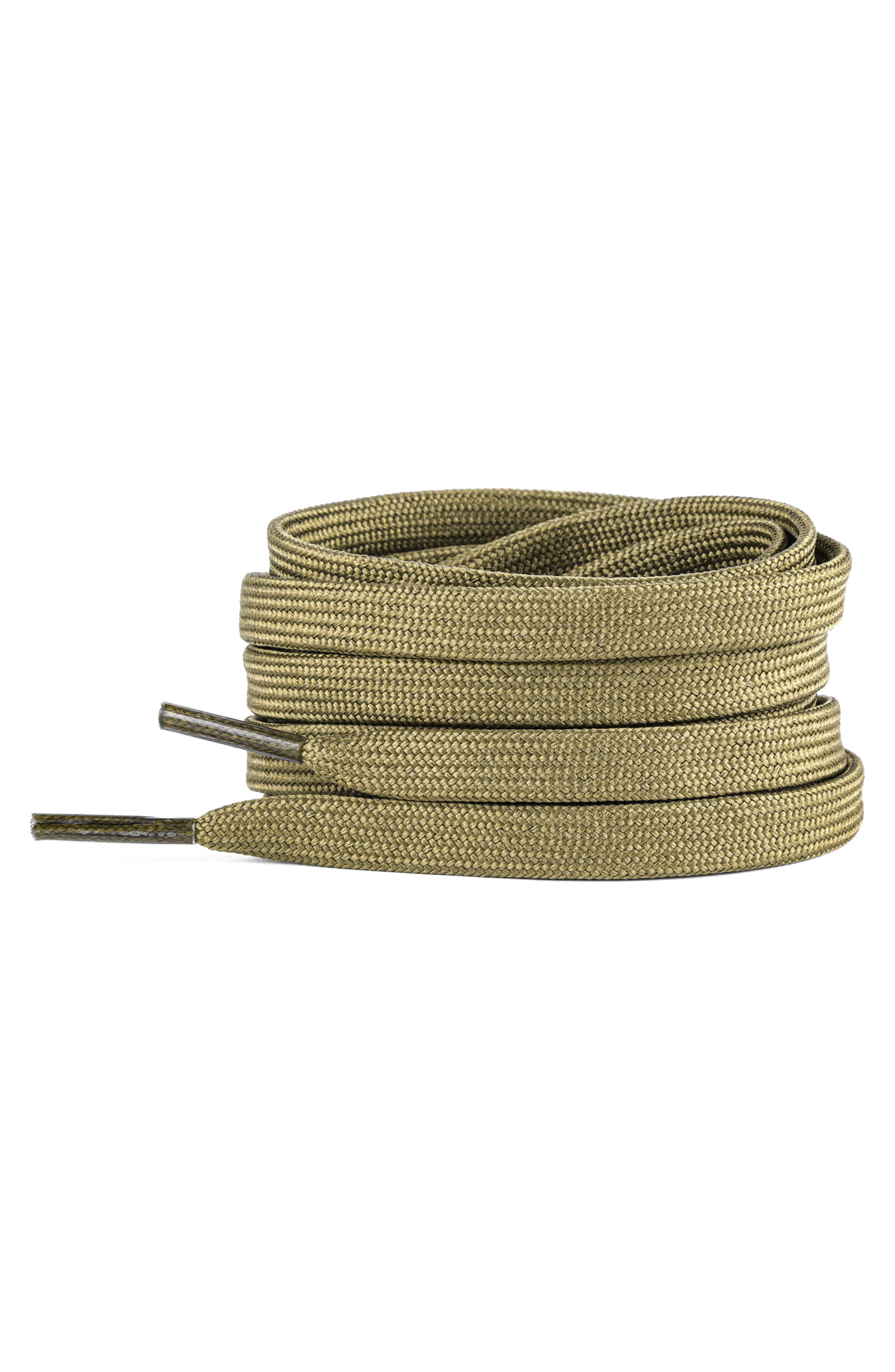 Waves California 54-Inch Premium Flat Shoelaces in Olive Green 