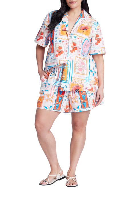 Pull On Printed Short