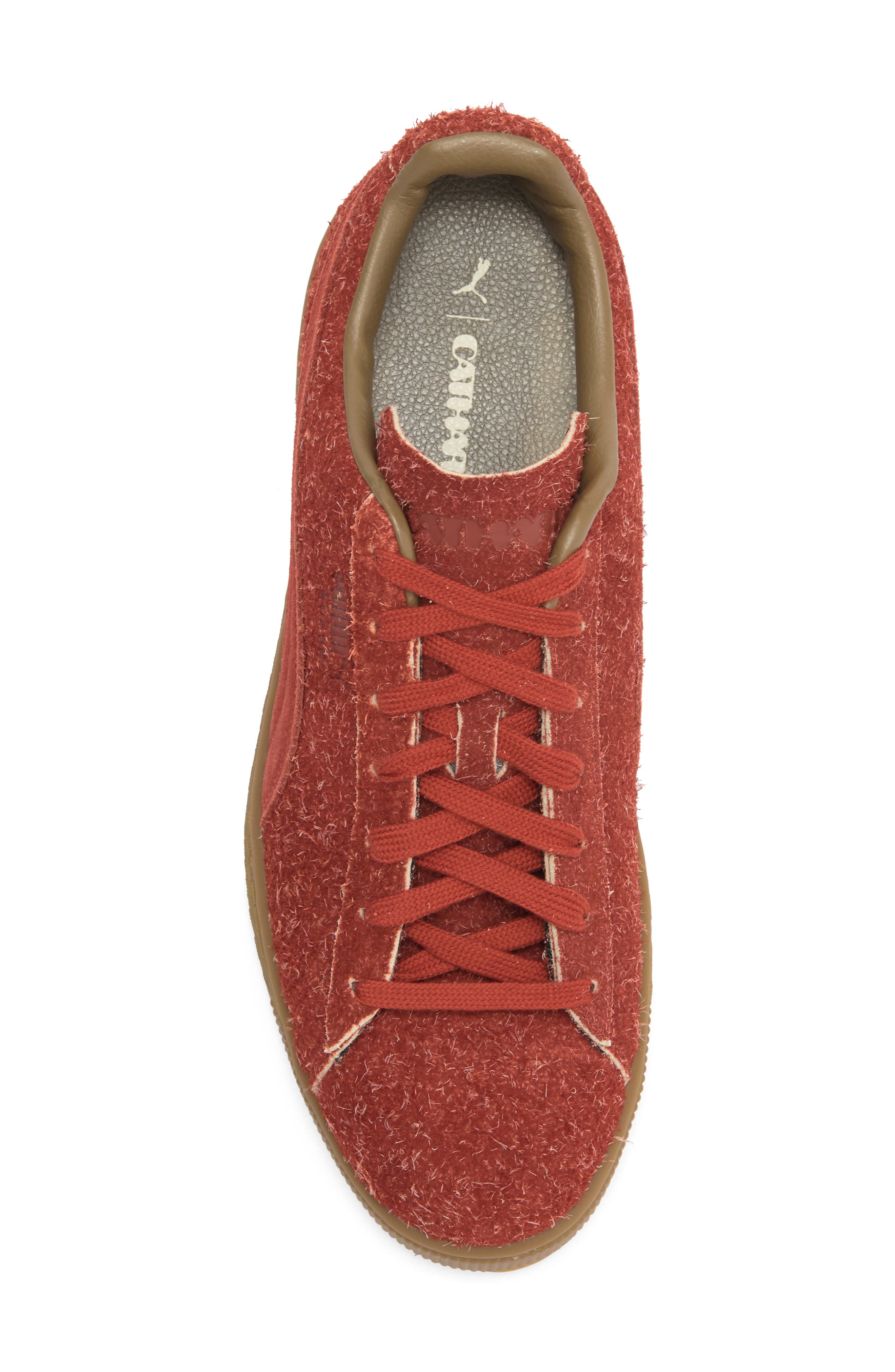 PUMA x Daniëlle Cathari Fuzzy Suede Sneaker, Alternate, color, Mars Red