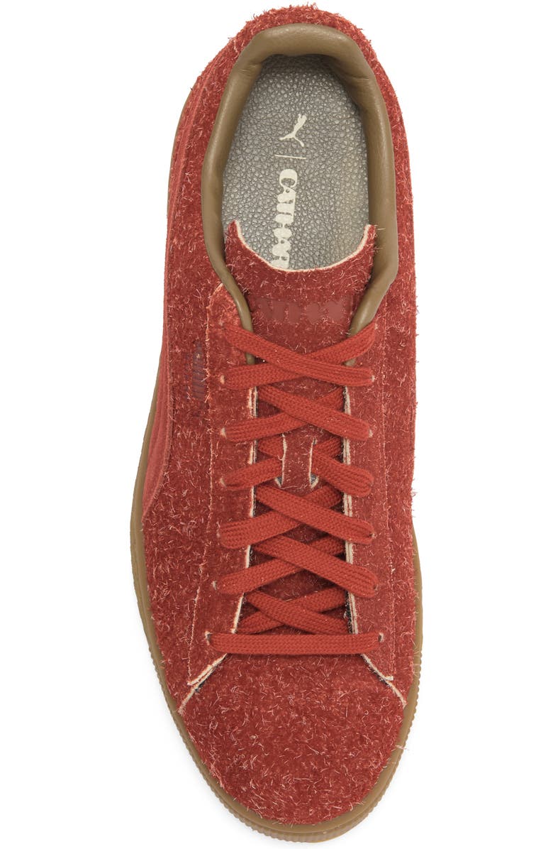 PUMA x Daniëlle Cathari Fuzzy Suede Sneaker, Alternate, color, Mars Red