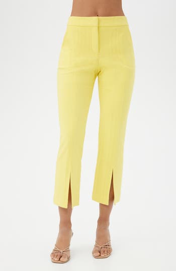 Shop Trina Turk North Beach Ankle Drop Pants In Daisy