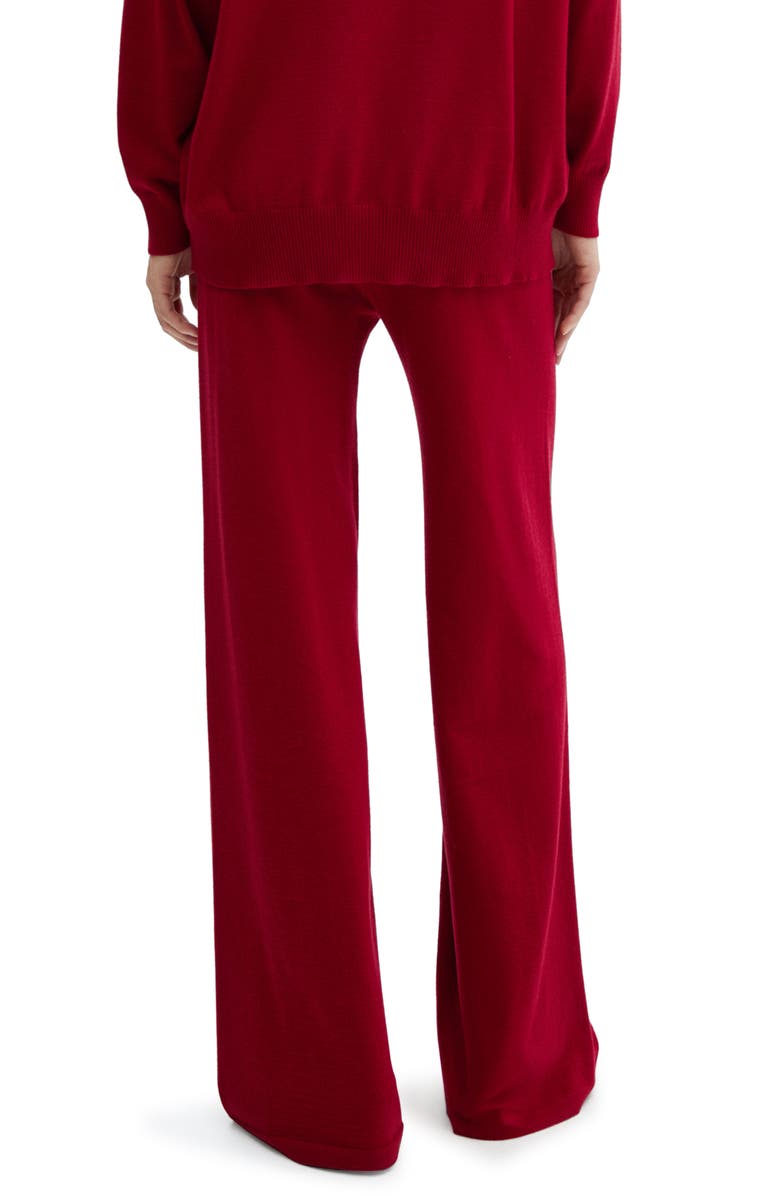 MANGO Knit Flare Pants, Alternate, color, 
