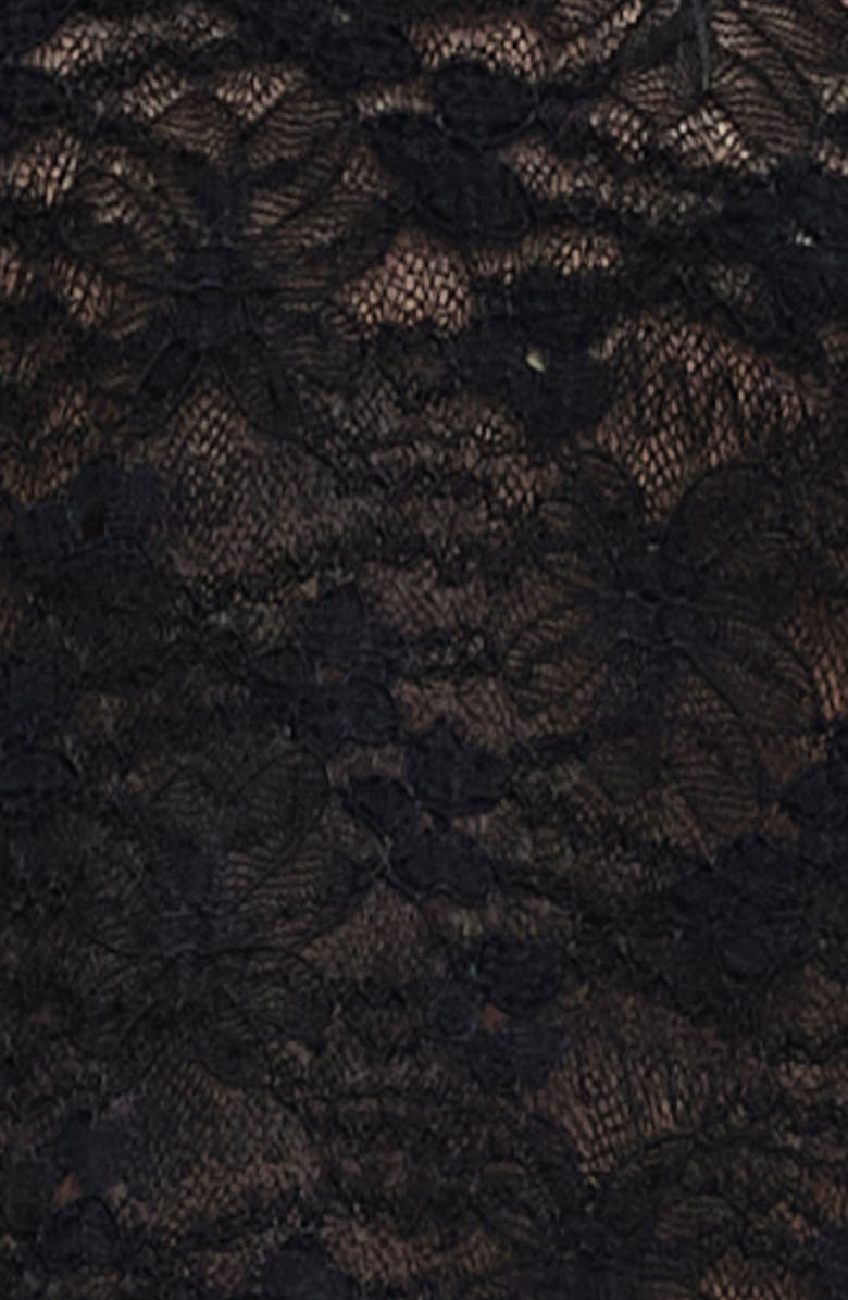 LIONESS Palisades Lace Halter Top, Alternate, color, Noir