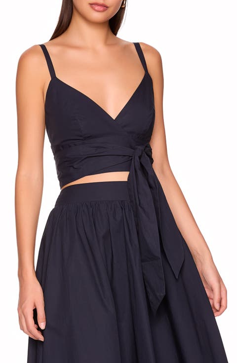 Cotton Poplin Wrap Tank