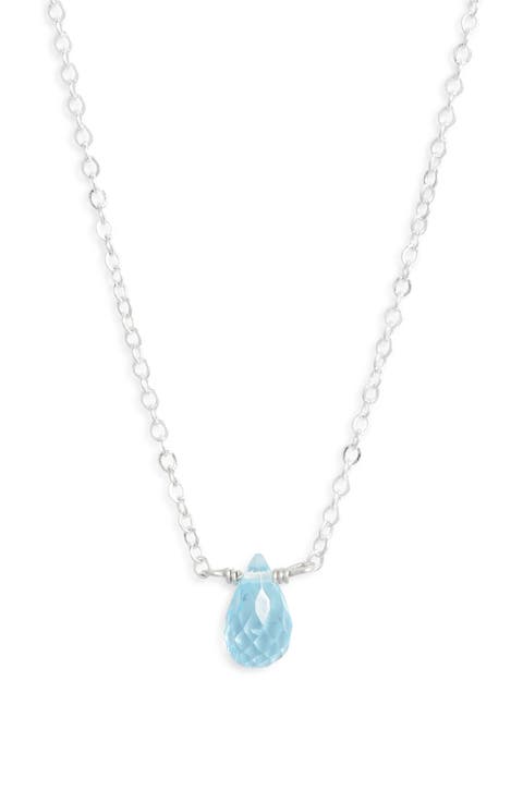 Birthstone Pendant Necklace