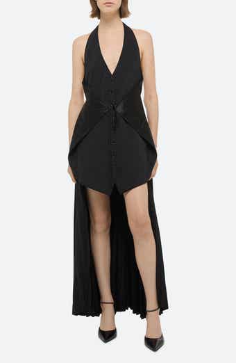 Halter Vest High-Low Dress
