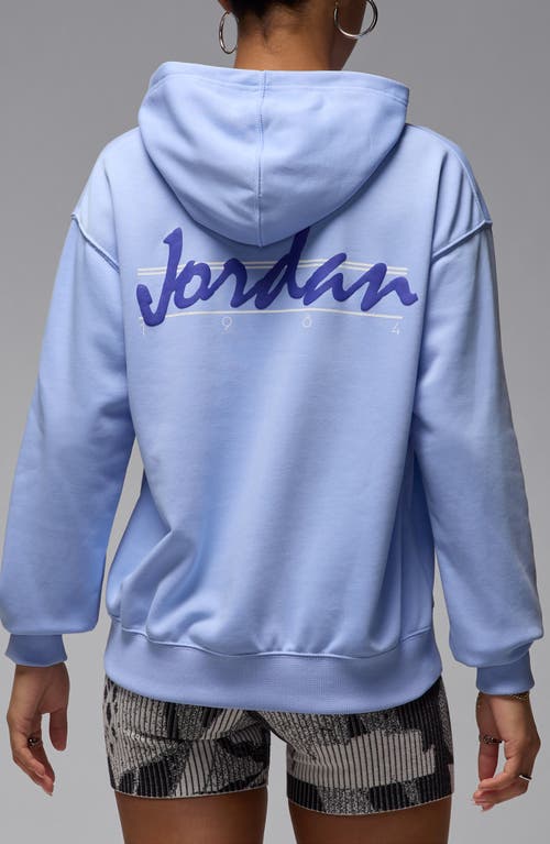 Jordan Brooklyn Fleece Hoodie In Blue