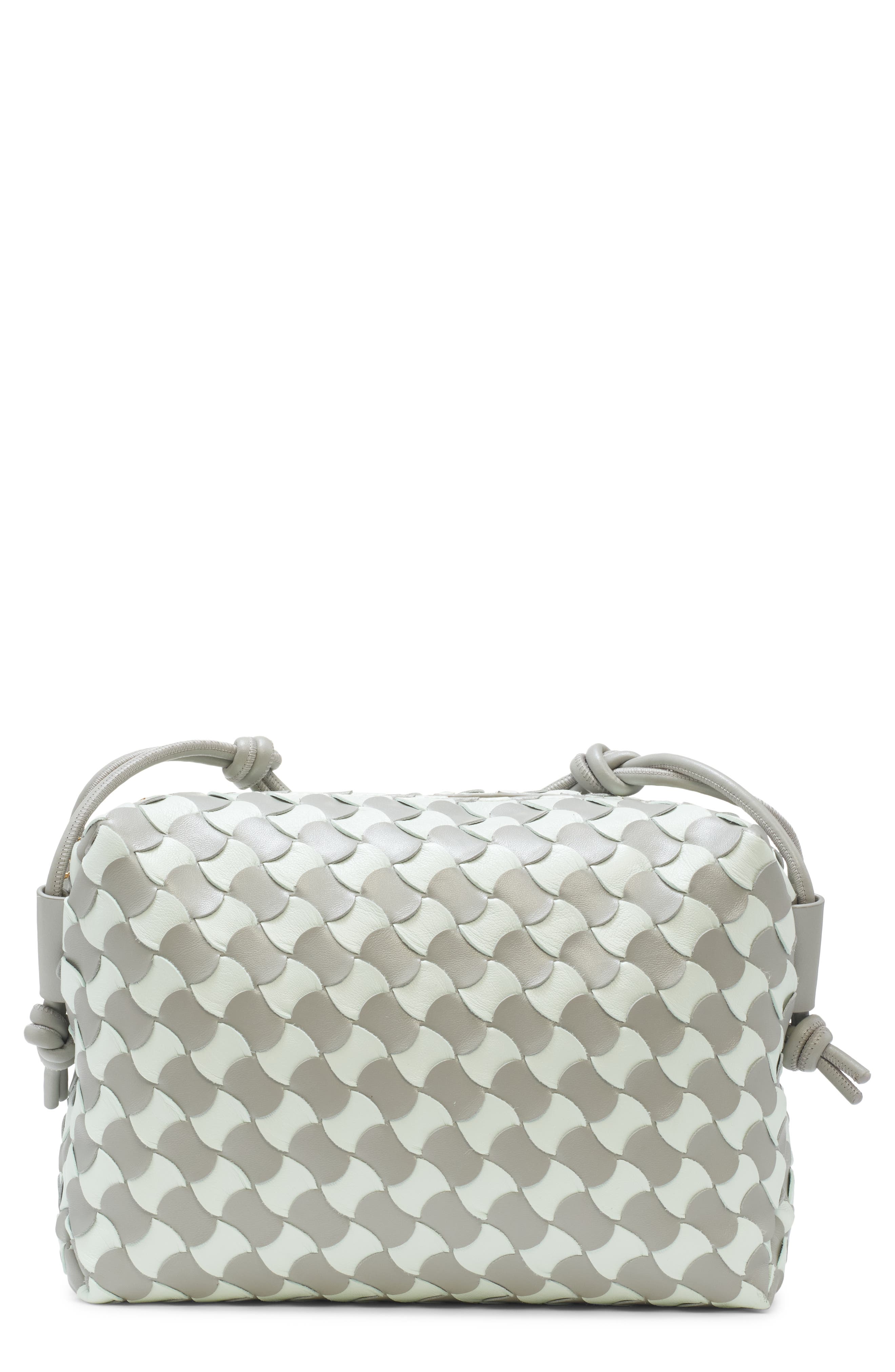 Bottega Veneta Small Wavy Bicolor Pavimento Intrecciato Camera Bag, Main, color, 